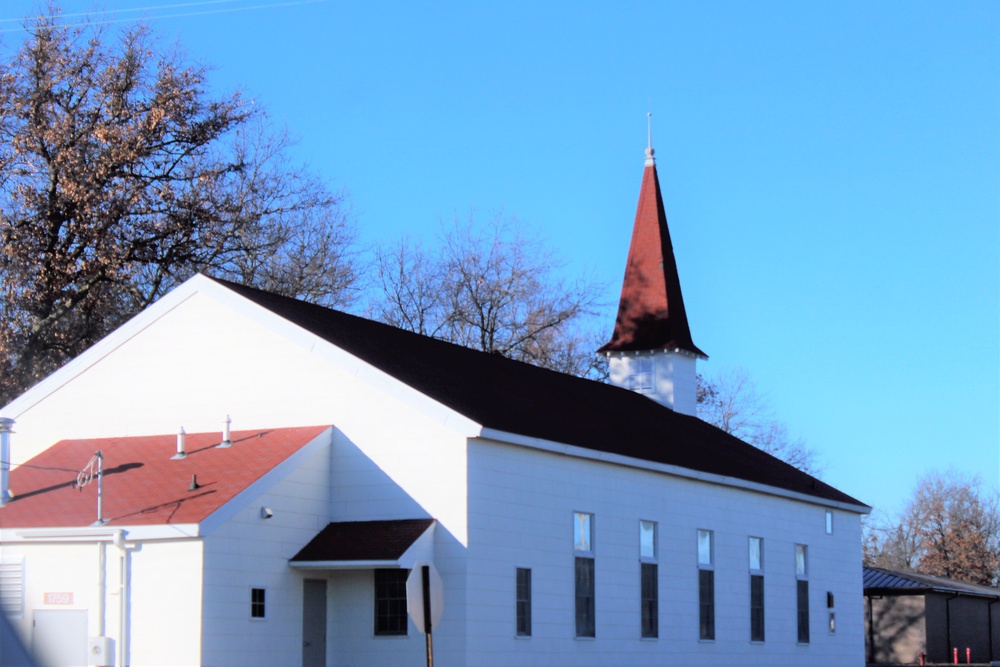 Chapel buildings at Fort McCoy