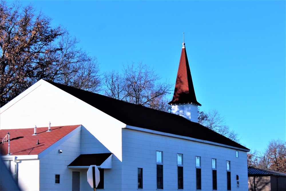 Chapel buildings at Fort McCoy