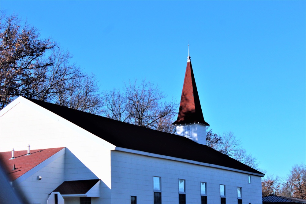 Chapel buildings at Fort McCoy