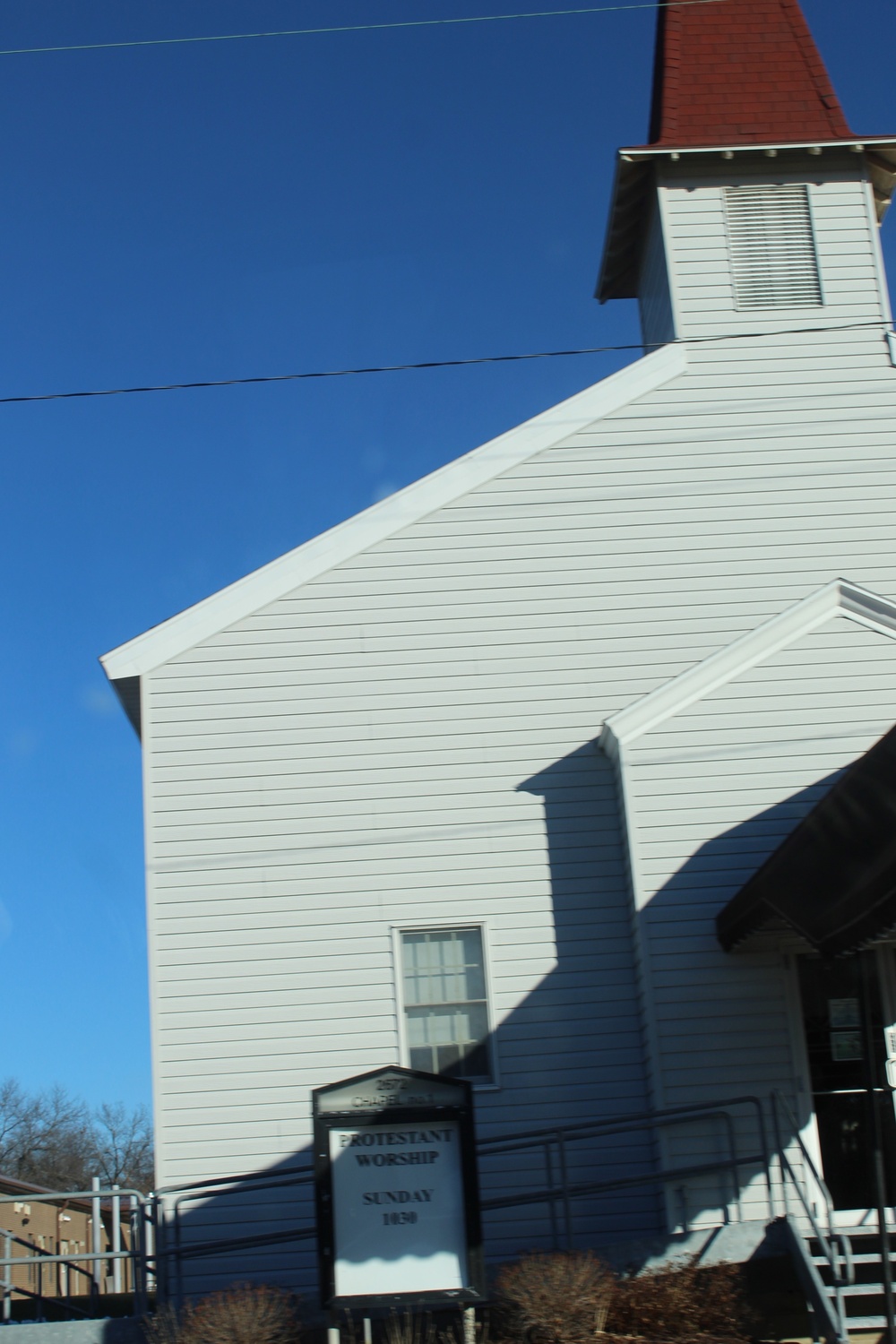 Chapel buildings at Fort McCoy