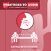 Practices to Avoid with COVID Poster 3