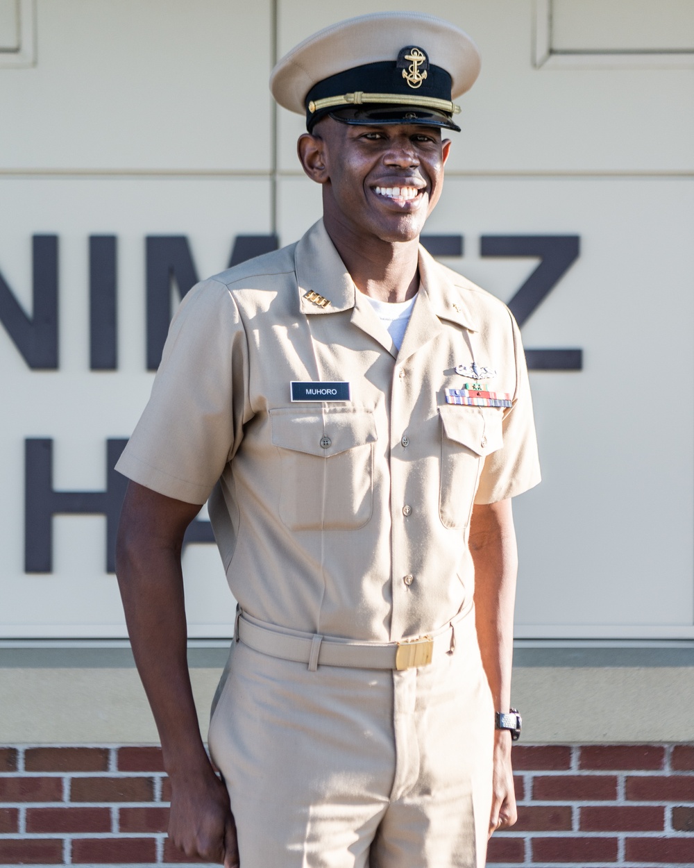 201211-N-TE695-0002 NEWPORT, R.I. (Dec. 11, 2020) Kenyan-born enlisted Sailor earns commission at Officer Candidate School