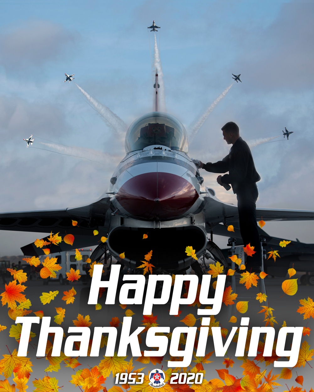 Thunderbirds give thanks