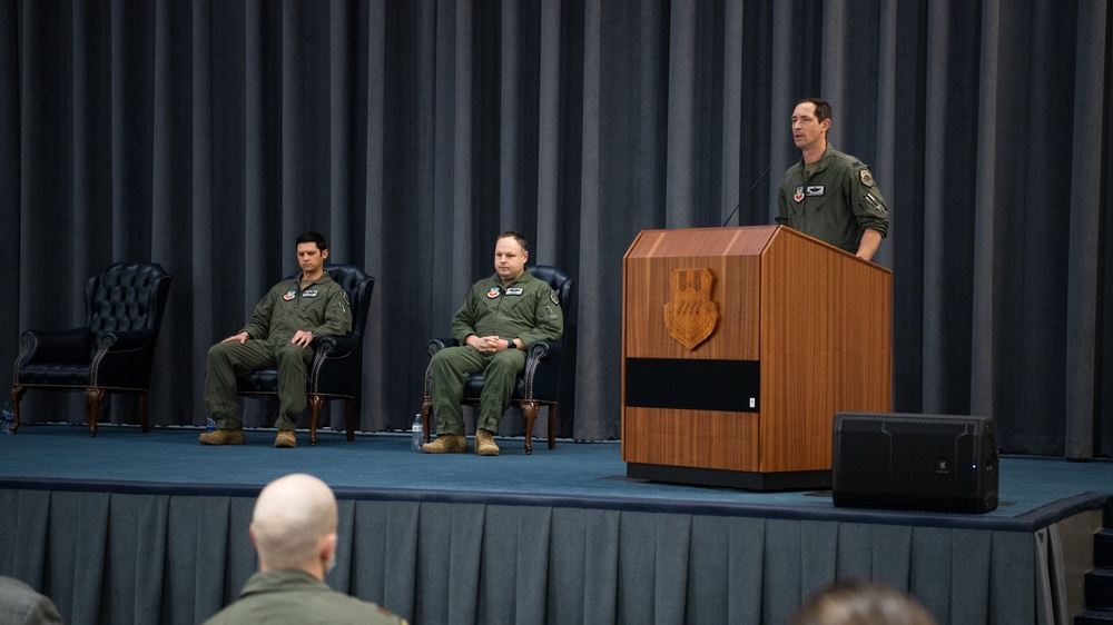 340th Weapons Squadron change of command ceremony