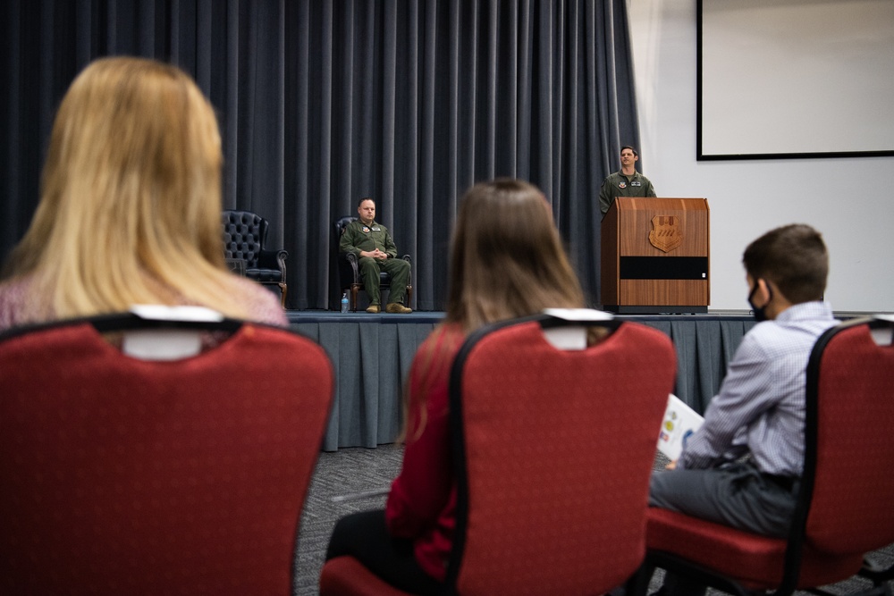 340th Weapons Squadron change of command ceremony