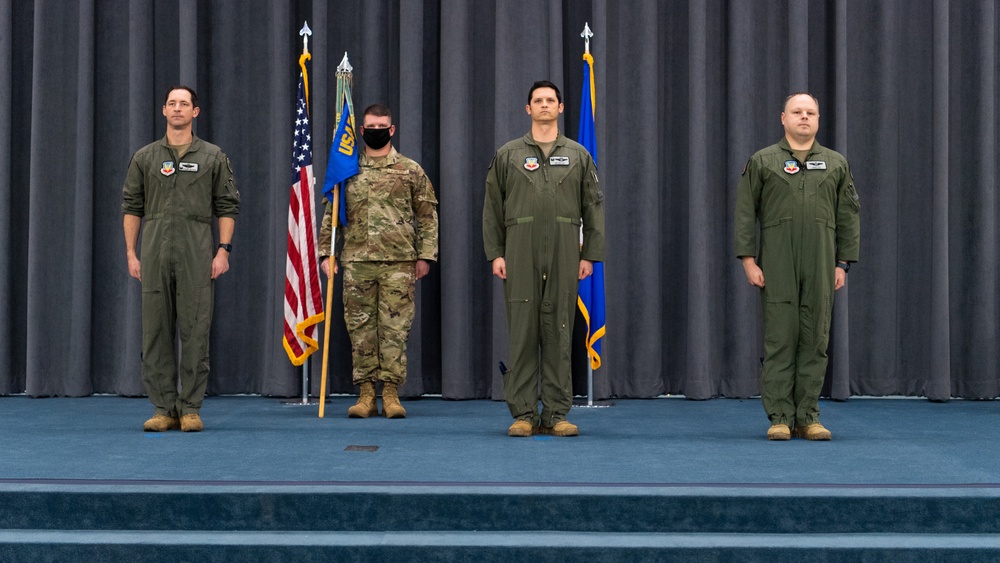 340th Weapons Squadron change of command ceremony