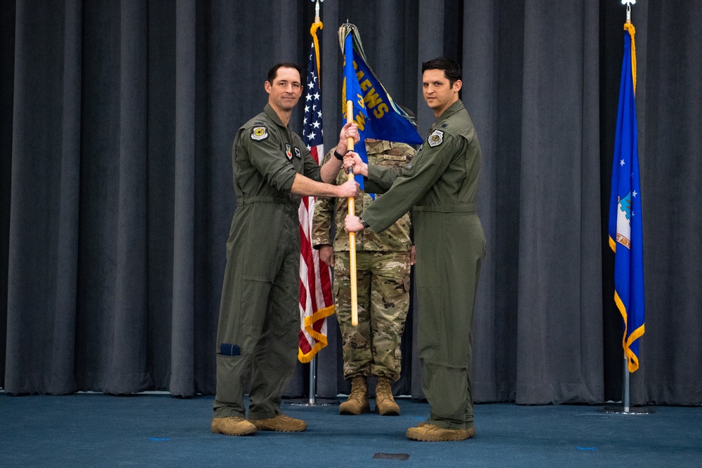 340th Weapons Squadron change of command ceremony