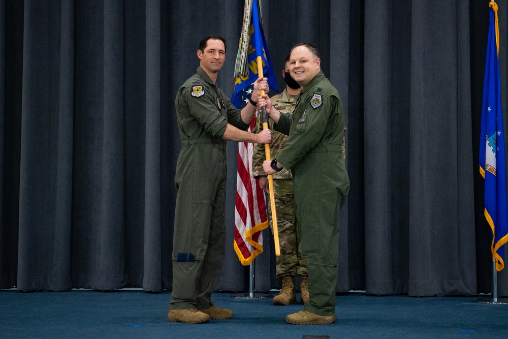 340th Weapons Squadron change of command ceremony