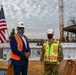 Sacramento District tops off clinic steel in ceremony