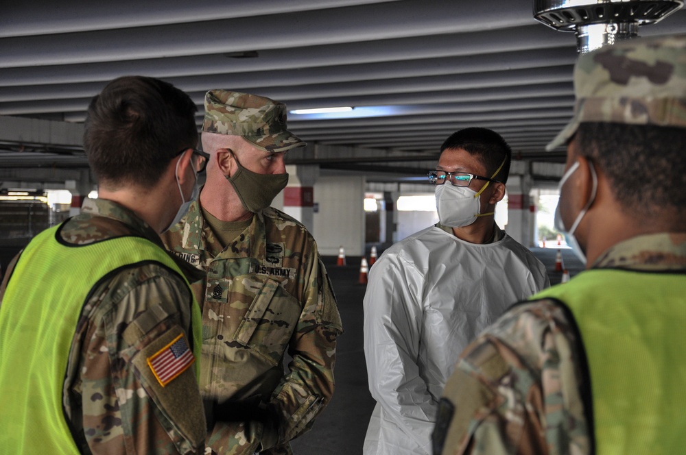 Nevada Guard leadership meets with Troops during COVID-19 operations