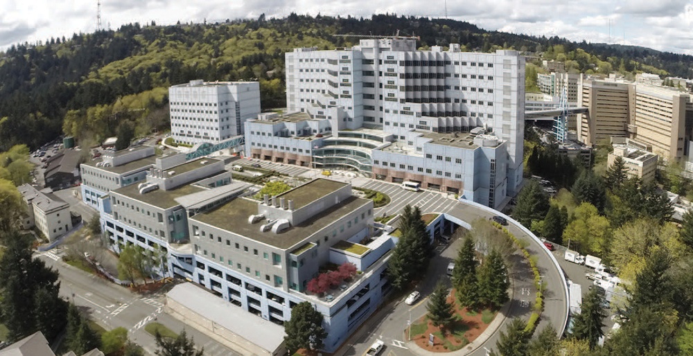 Portland VA Medical Center from above