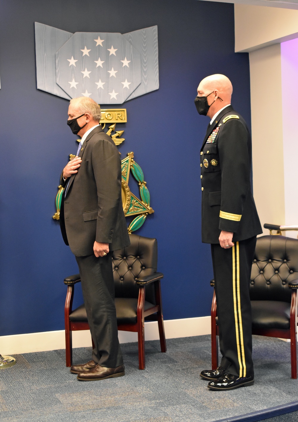 Maj. Gen. Thoms promotion ceremony