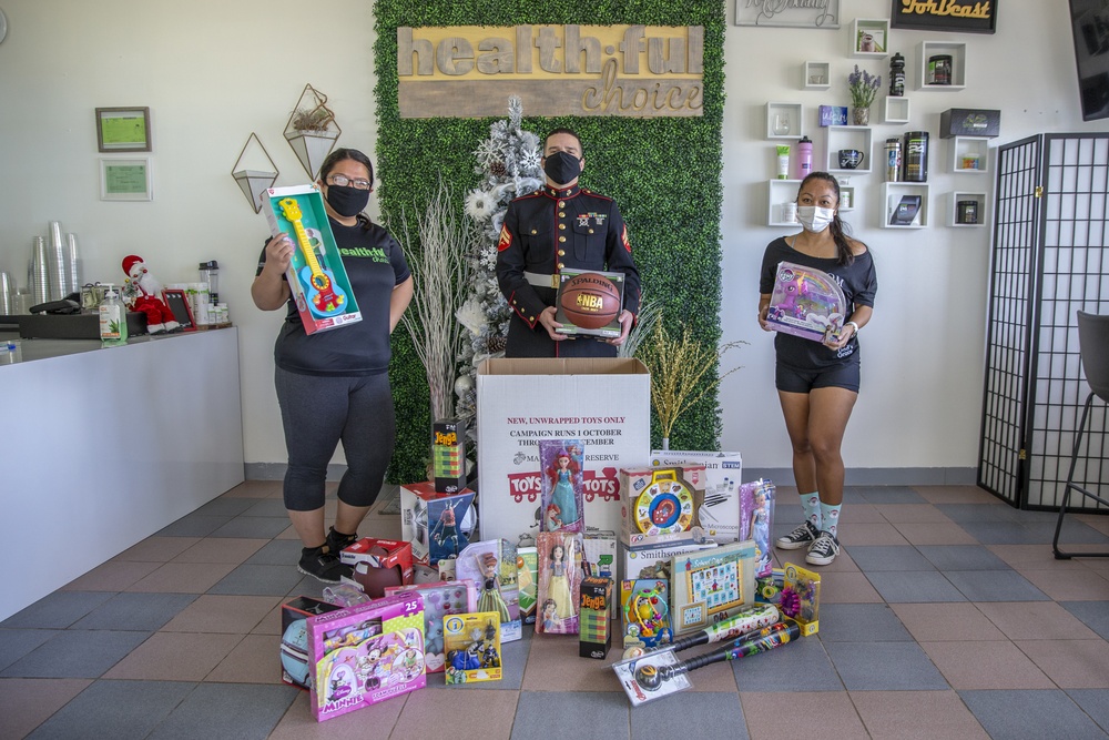 MCB Camp Blaz 2020 Toys for Tots toy collection
