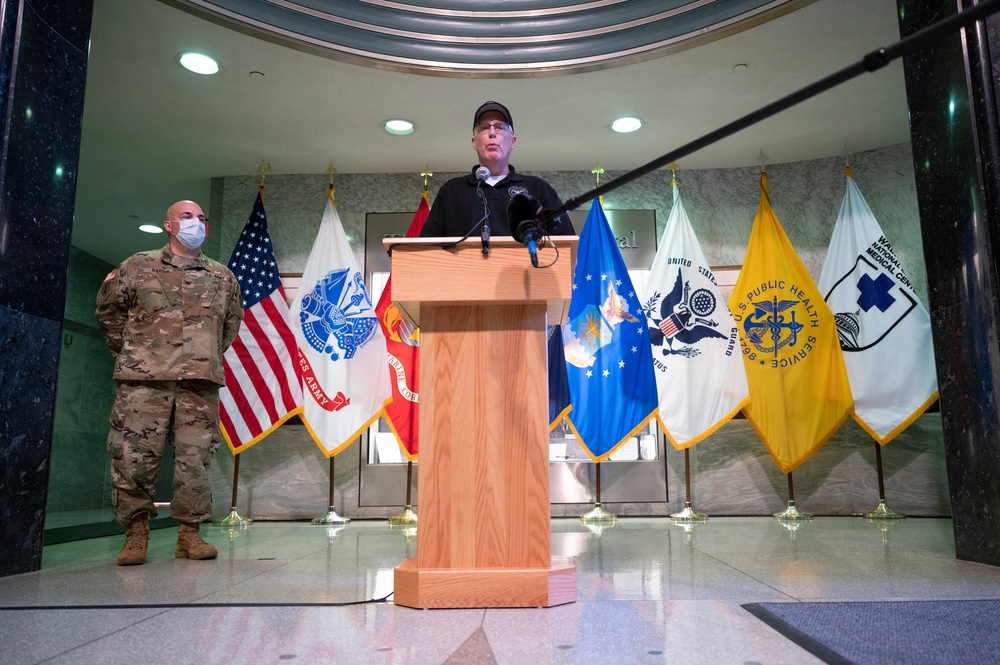 Acting Defense Secretary Miller Receives COVID-19 Vaccine