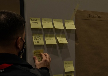 III MEF Scrum for Warfighters | Marines with III MEF participate in Scrum Master Course