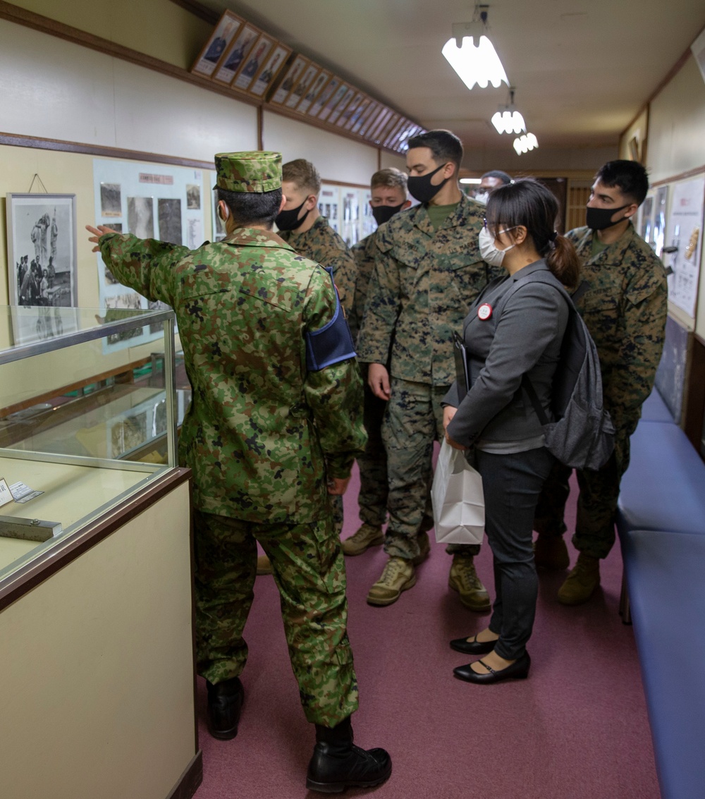 1st Bn, 2d Marines Visit JGSDF Camp Takigahara Museum