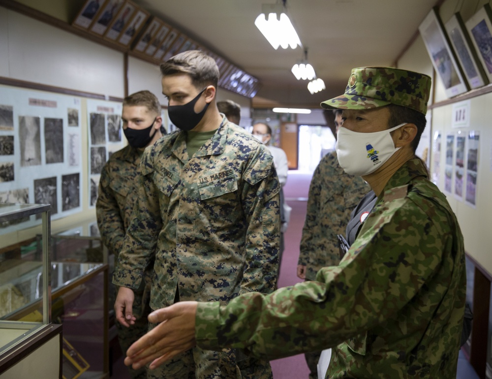 1st Bn, 2d Marines Visit JGSDF Camp Takigahara Museum