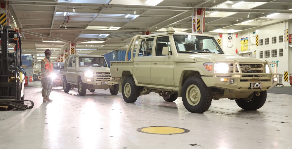The 1st TSC Counter-ISIS Training and Equip Fund Prepares to Send Vehicles to Iraqi Security Forces
