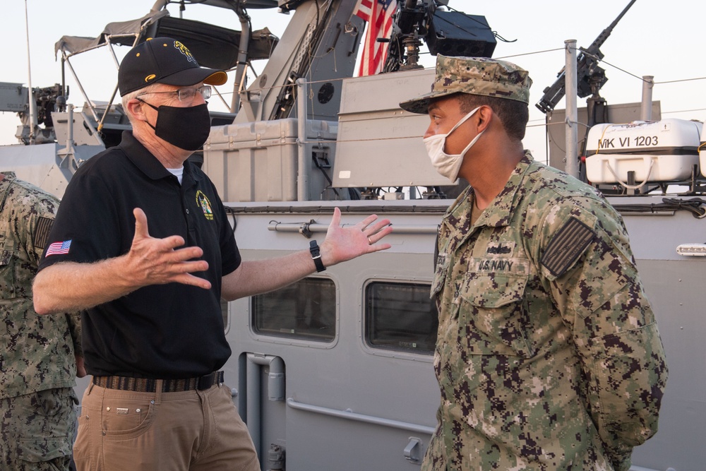 Acting Secretary of Defense Views Mark VI Patrol Boats