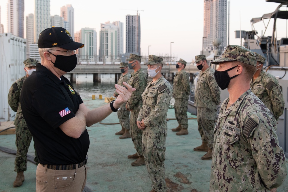 Acting Secretary of Defense Views Mark VI Patrol Boats