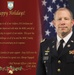 Chief Warrant Officer Five John Horn, Command Chief Warrant Officer, Military Intelligence Readiness Command Holiday Message