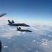 Pease KC-46A Pegasus refuels Blue Angles for West Point flyover