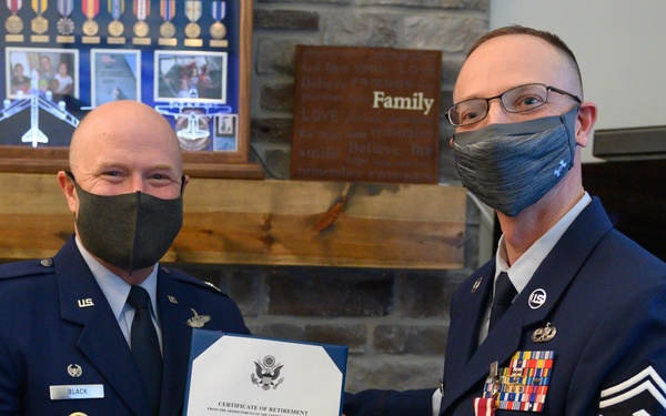 Senior Master Sgt. Bobby Scott retires after 20 years of service