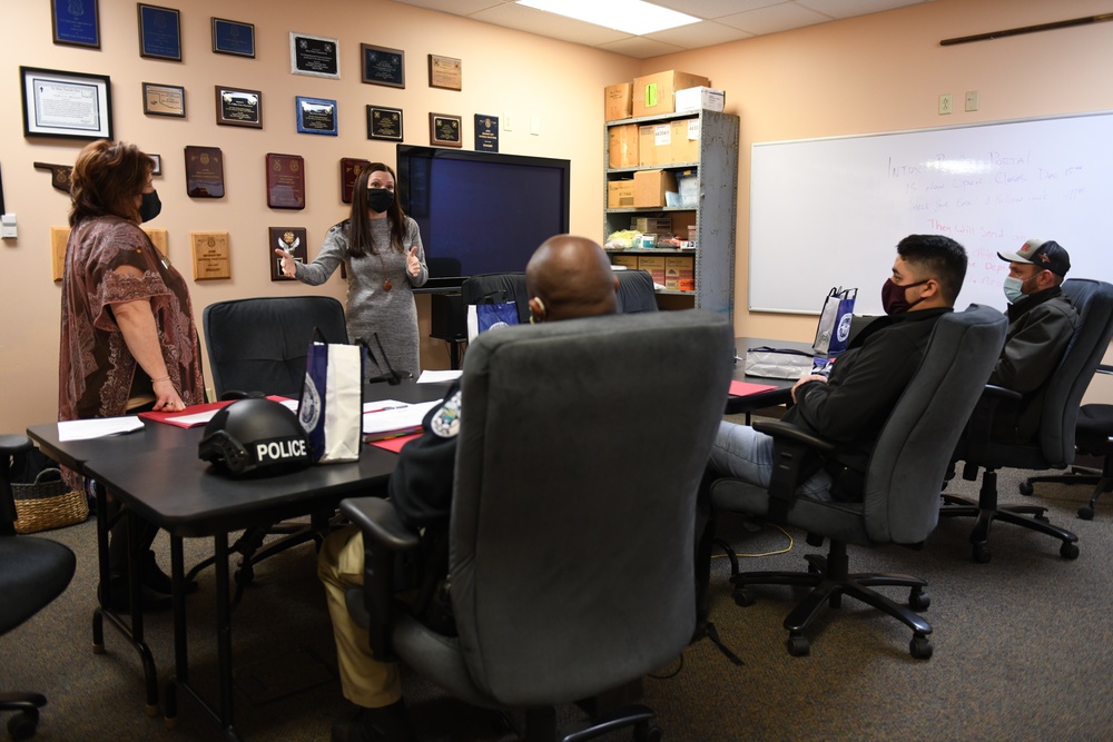 97 AMW extends outreach - trains Altus PD on suicide awareness