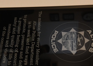 97 AMW extends outreach - trains Altus PD on suicide awareness