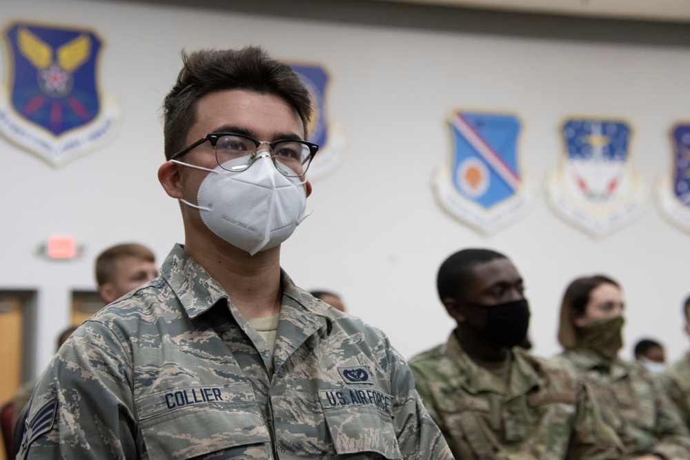 307th Bomb Wing commander hosts four town halls