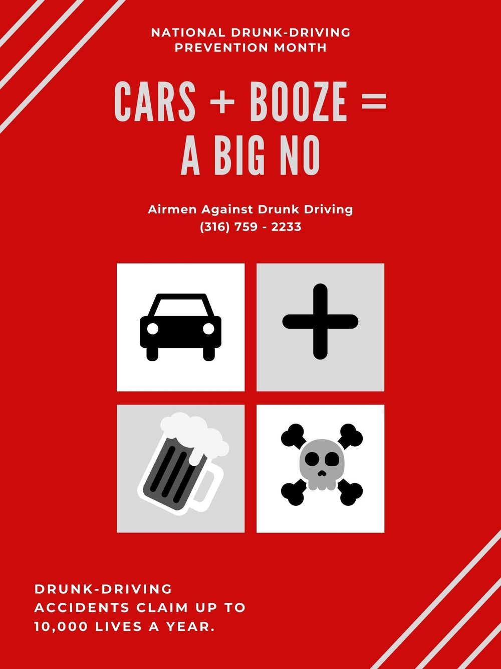 Drunk Driving Prevention Month
