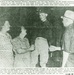 WWII Army Reservist with family before departing for Fort Polk training