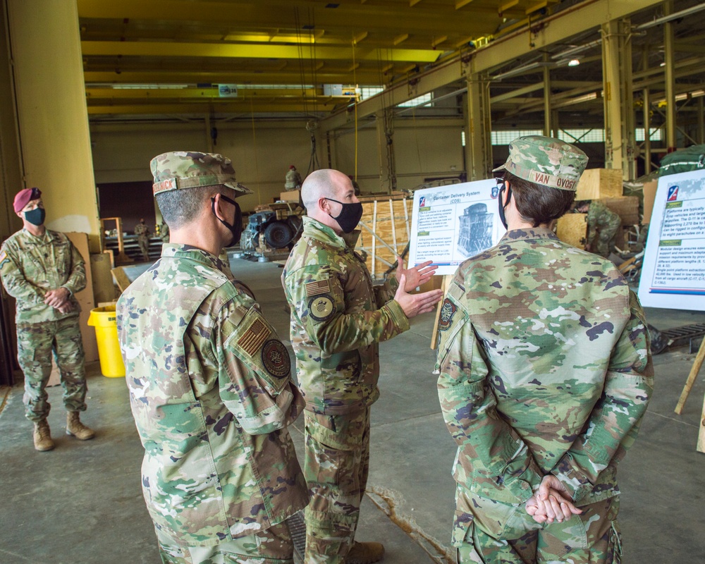 AMC Commander Gen. Van Ovost visits Team Pope