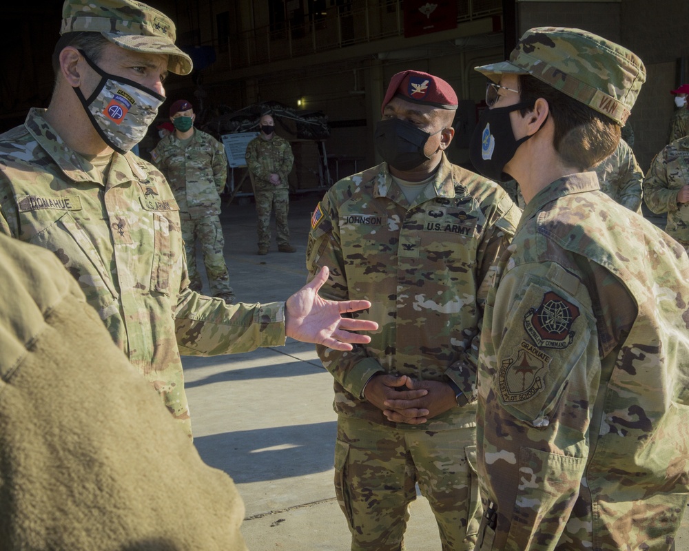 AMC Commander Gen. Van Ovost visits Team Pope