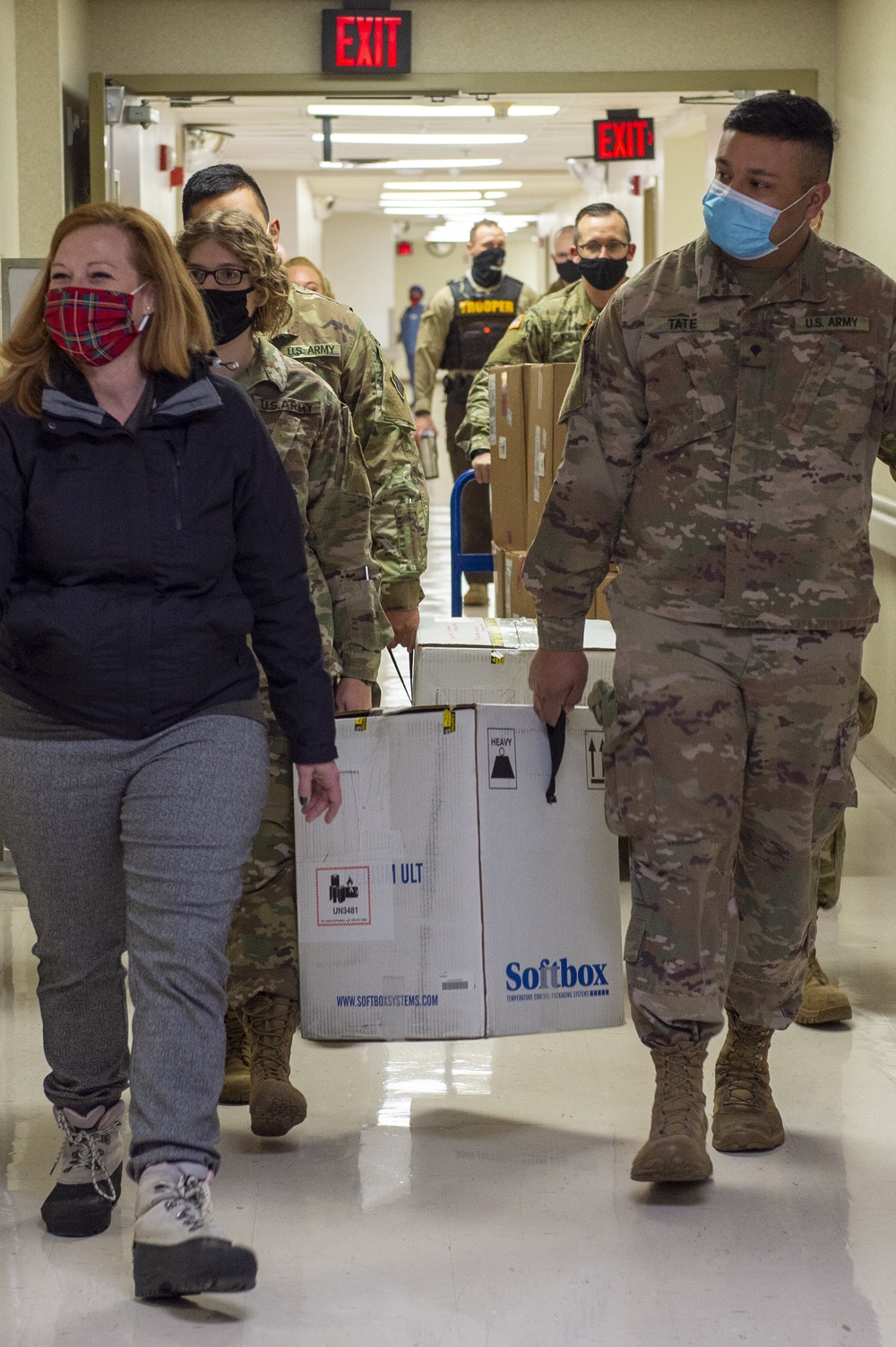 Oklahoma National Guard assist in COVID vaccine distribution