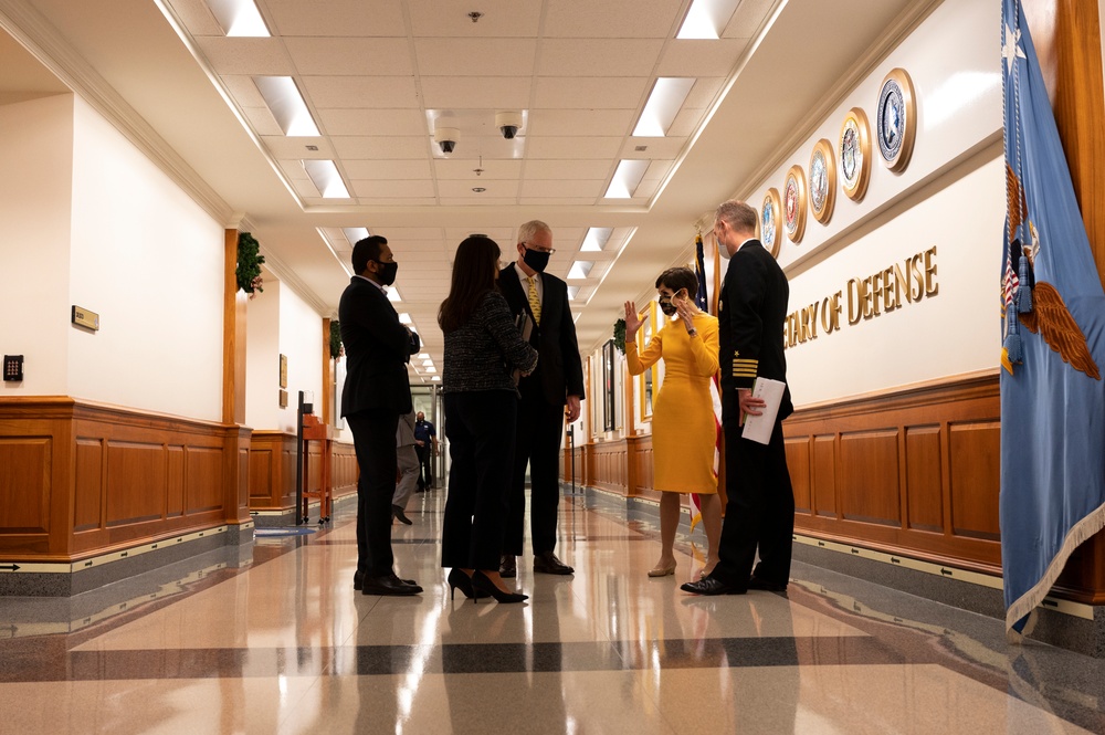 Acting Defense Secretary Interviewed on CBS News