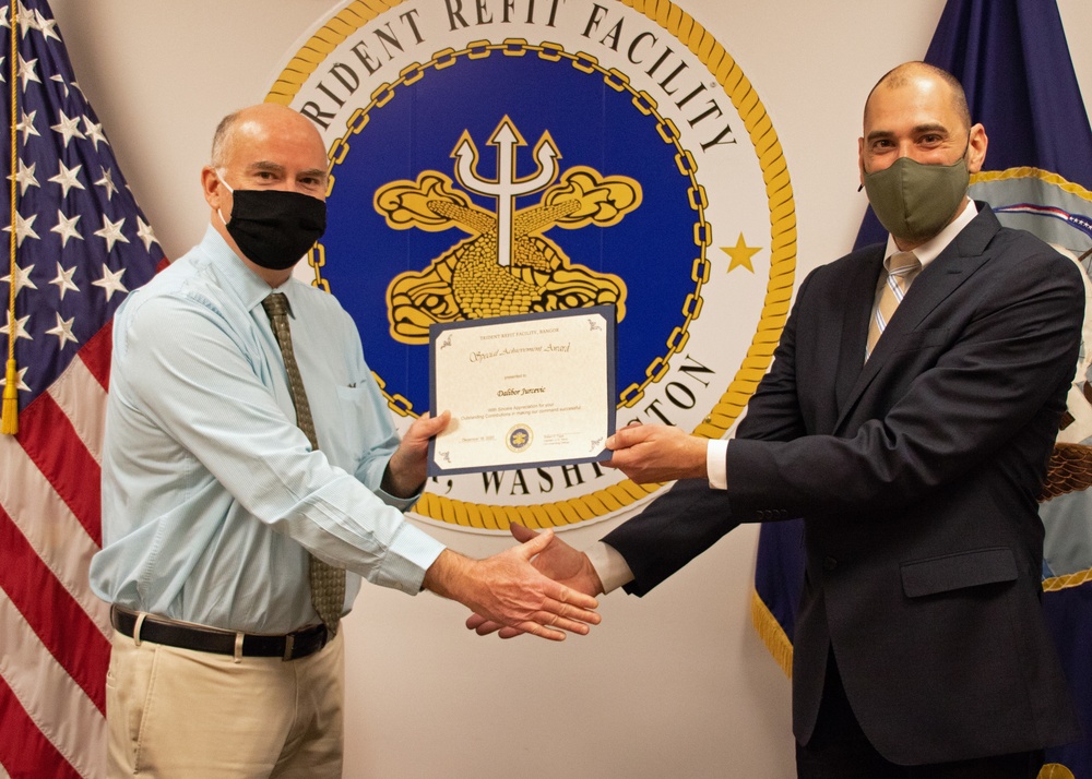 DVIDS Images TRFB Employee Receives Special Act Award [Image 2 of 2]