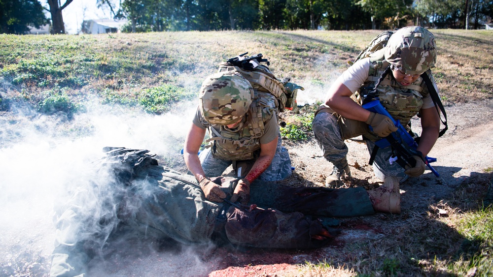 Barksdale trains medics with Tactical Combat Casualty Care