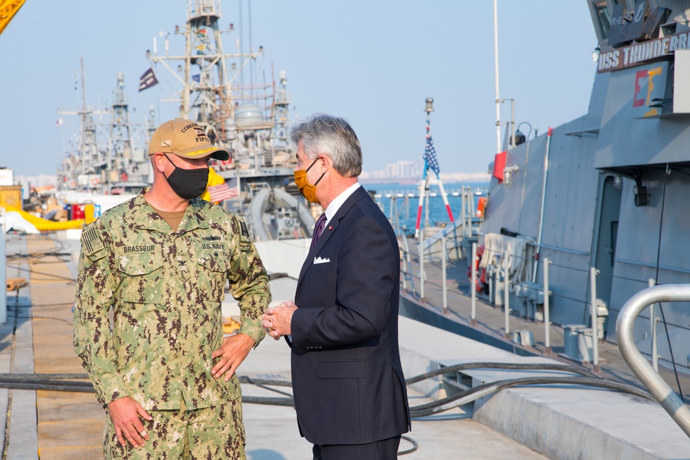 Secretary of Navy visits NSA Bahrain