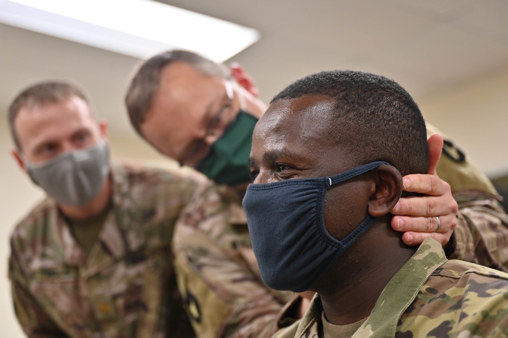 CJTF-HOA surgeon trains Soldiers on Battlefield Acupuncture