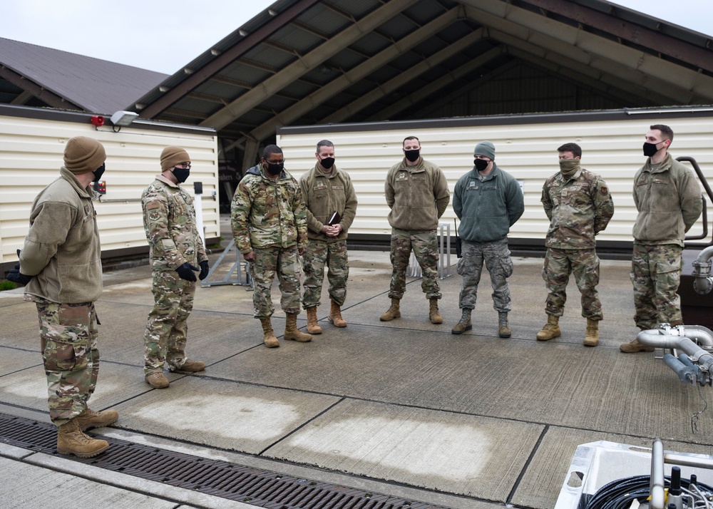 52nd FW Airmen impress Third Air Force commander, command chief