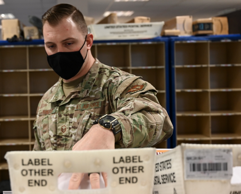 Going postal: Ramstein receives automatic mail sorter