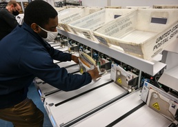 Going postal: Ramstein receives automatic mail sorter