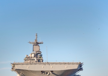 USS Kearsarge Gets Underway for Sea Trials