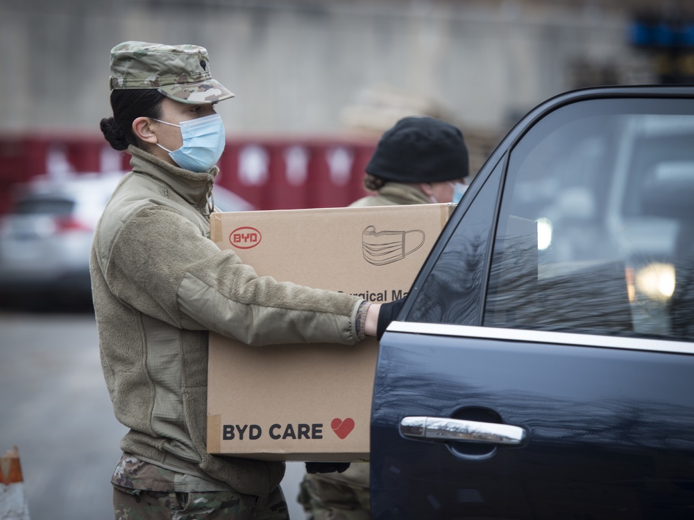 Connecticut Guard supports PPE distribution