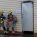 Firedogs douse burning interiors