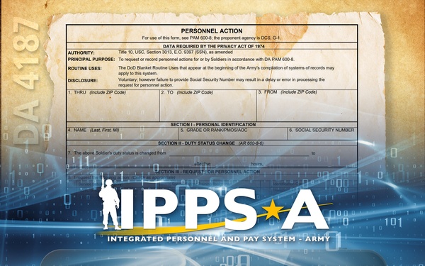 Bye, bye DA Form 4187