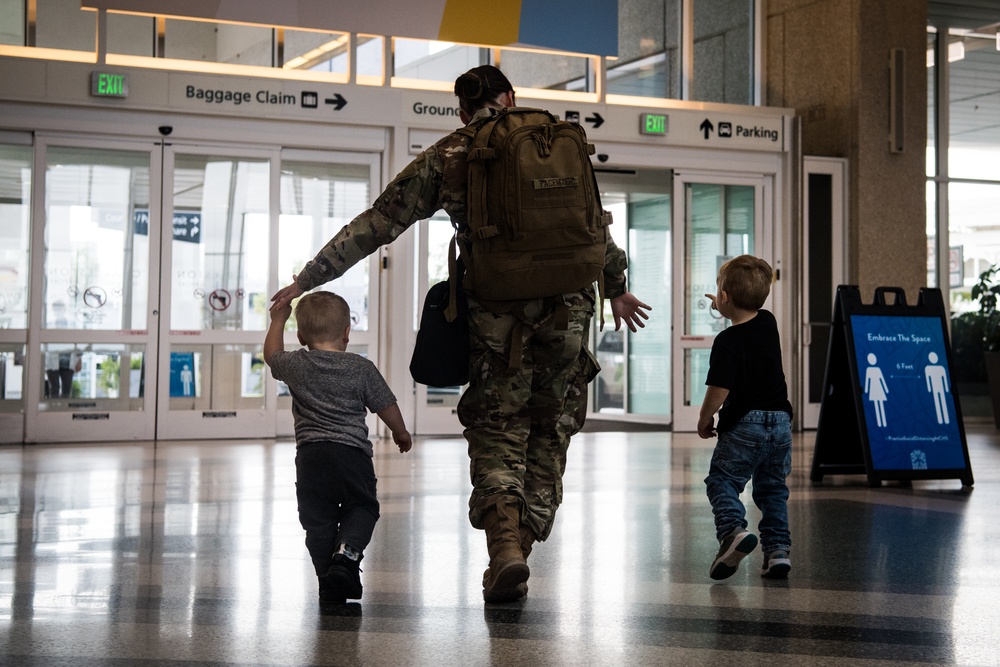 Reuniting with Family after Deployment