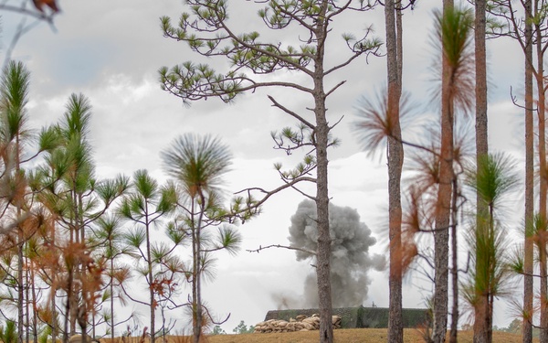 3rd Battalion, 6th Marine Regiment conducts live-fire training on Camp Lejeune’s improved G-36 Company Assault Range
