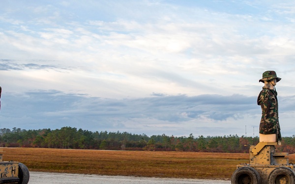 3rd Battalion, 6th Marine Regiment conducts dry-fire training on Camp Lejeune’s improved G-36 Company Assault Range